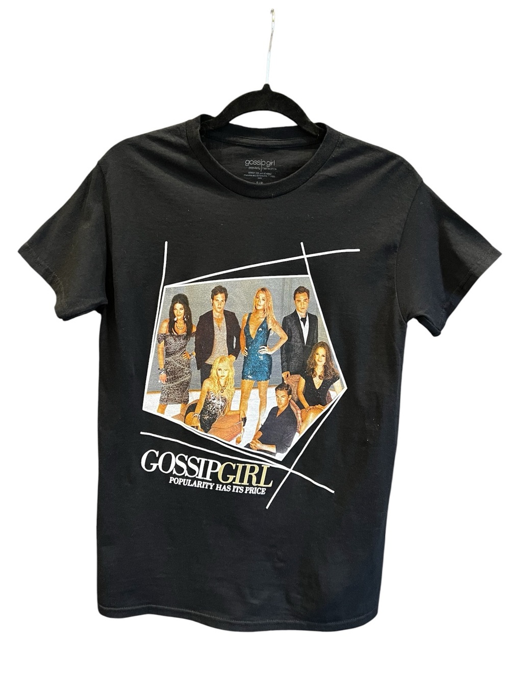 Gossip Girl Graphic Tee Size Small Y2K 2000s TV Show Blair Serena T-Shirt NWOT
